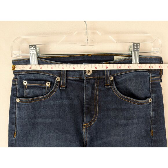 Rag & Bone Jeans Womens 25 Blue Cate Skinny Dark Wash Mid-Rise Denim - Picture 5 of 11